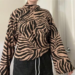 Longsleeve Patterned Turtleneck